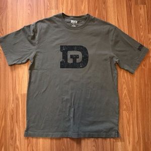 Medium Duluth olive green short sleeve shirt